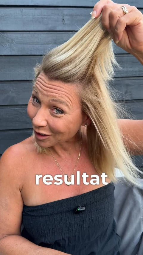 Lys blond dempet ned