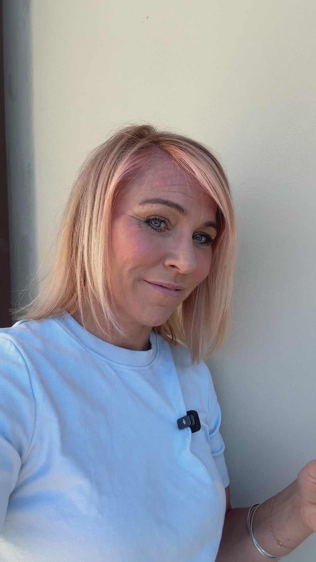 Color POP Peach Combo – fersken-rosa resultat i blondt hår