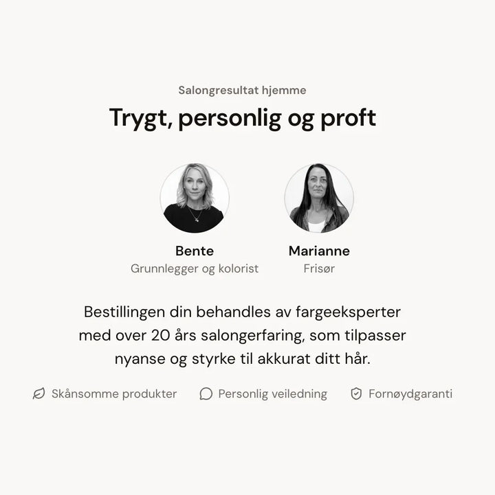 Trygt, personlig og proft – by Bente